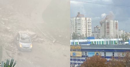 Rosyjski Biełgorod. Rakieta uderzyła w blok. "Coś poszło nie tak"