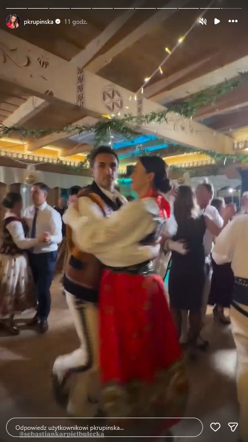 Paulina Krupińska pokazała góralskie wesele