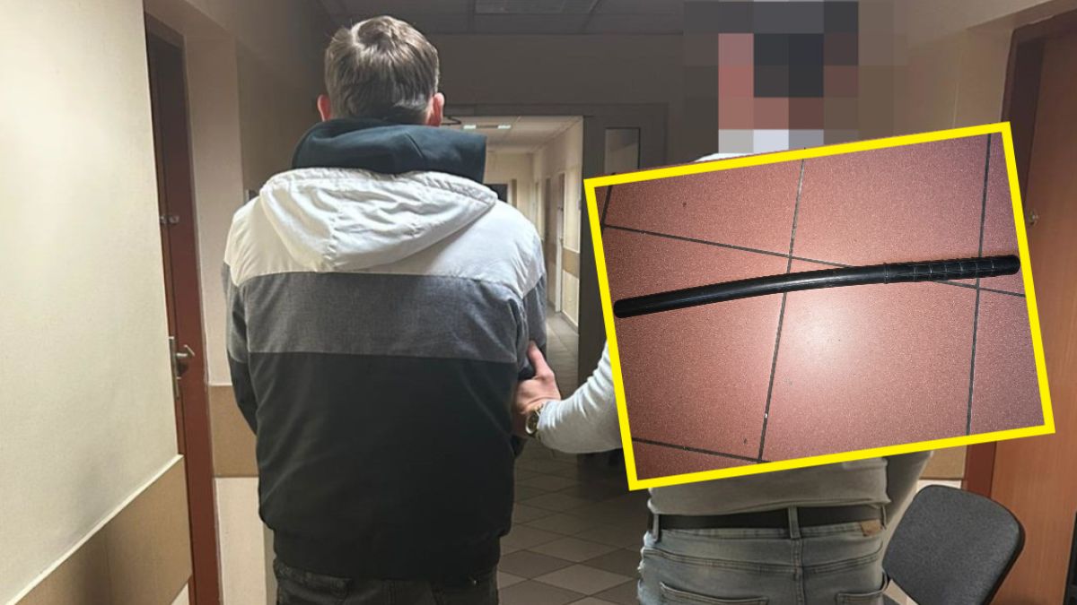 Kasjer okładał klienta 