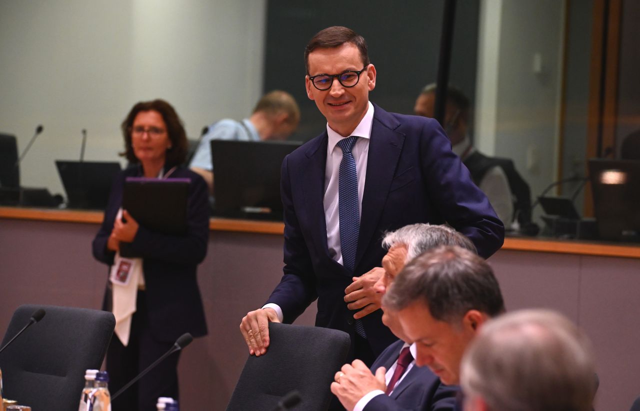 Premier Mateusz Morawiecki na szczycie Rady Europejskiej