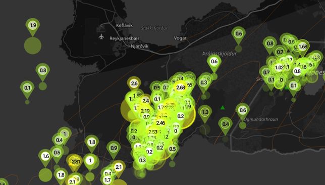 Mapa trzęsień ziemi z ostatnich 6 godzin