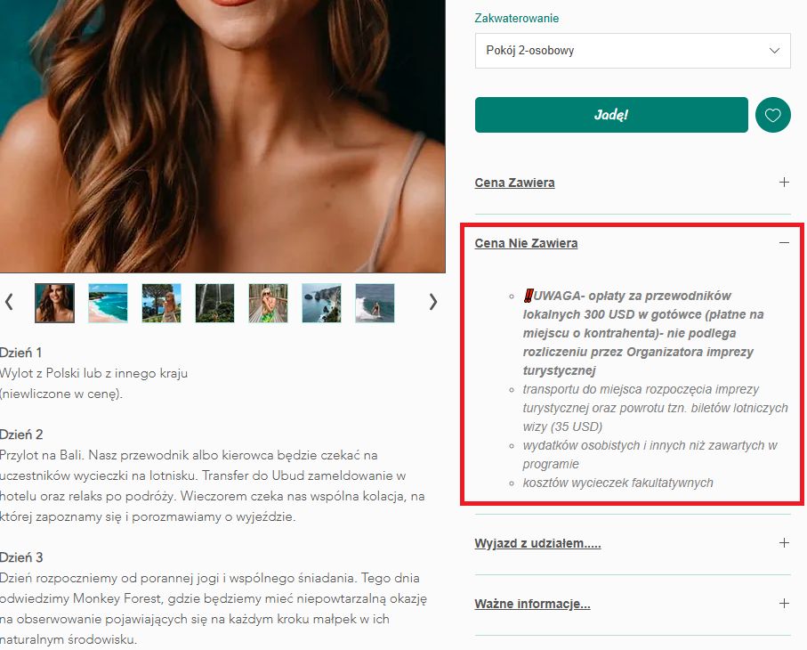 Wycieczka na Bali z Agnieszką Kaczorowską