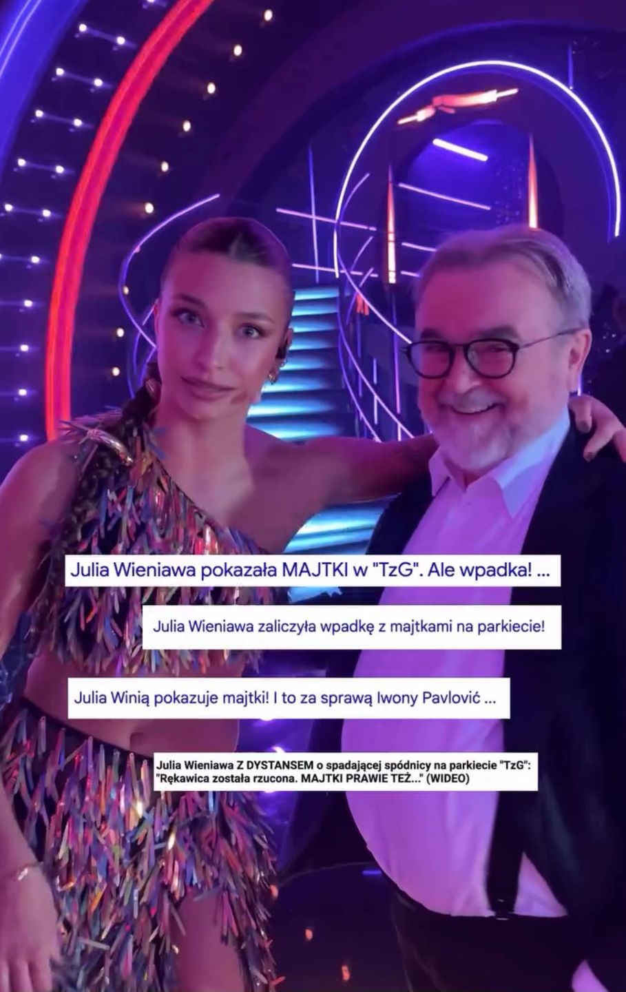 Julia Wieniawa śmieszkuje z wpadki w "Tańcu z Gwiazdami"