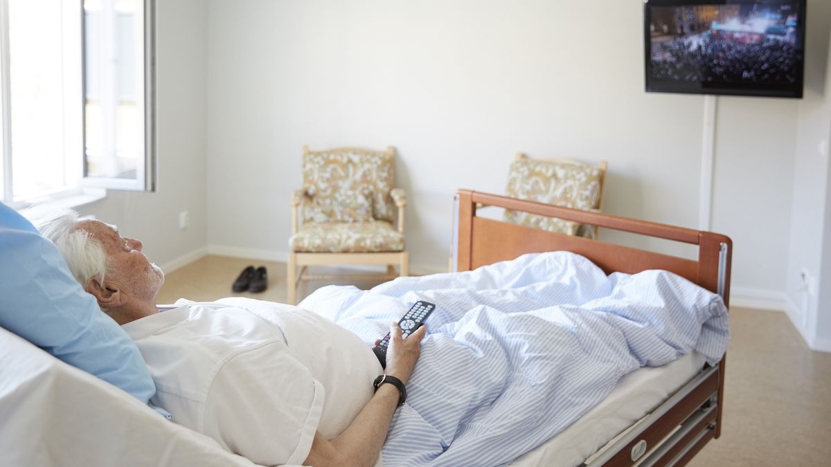 W jednym z poznańskich szpitali dyrekcja wyłączyła telewizory. Zdj. ilustracyjne  