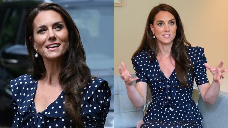 "Groszkowa" księżna Kate Middleton prezentuje WACHLARZ MIN na otwarciu "Hope Street" w Southampton (ZDJĘCIA)