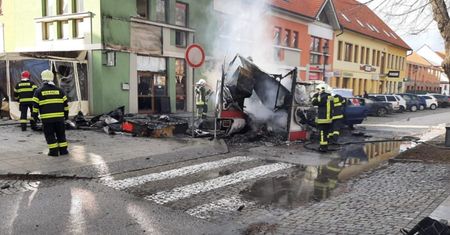 Dramat na Słowacji. Wybuch gazu zmiótł food trucka z powierzchni