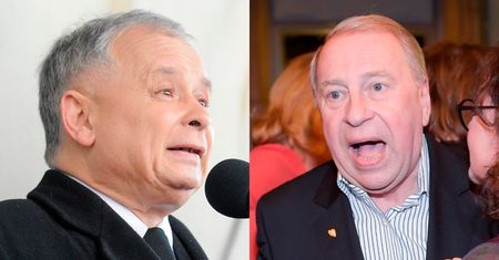 Jarosław Kaczyński śmieje się z pijackiego wypadku Jerzego Stuhra... "Kompleks niższości"