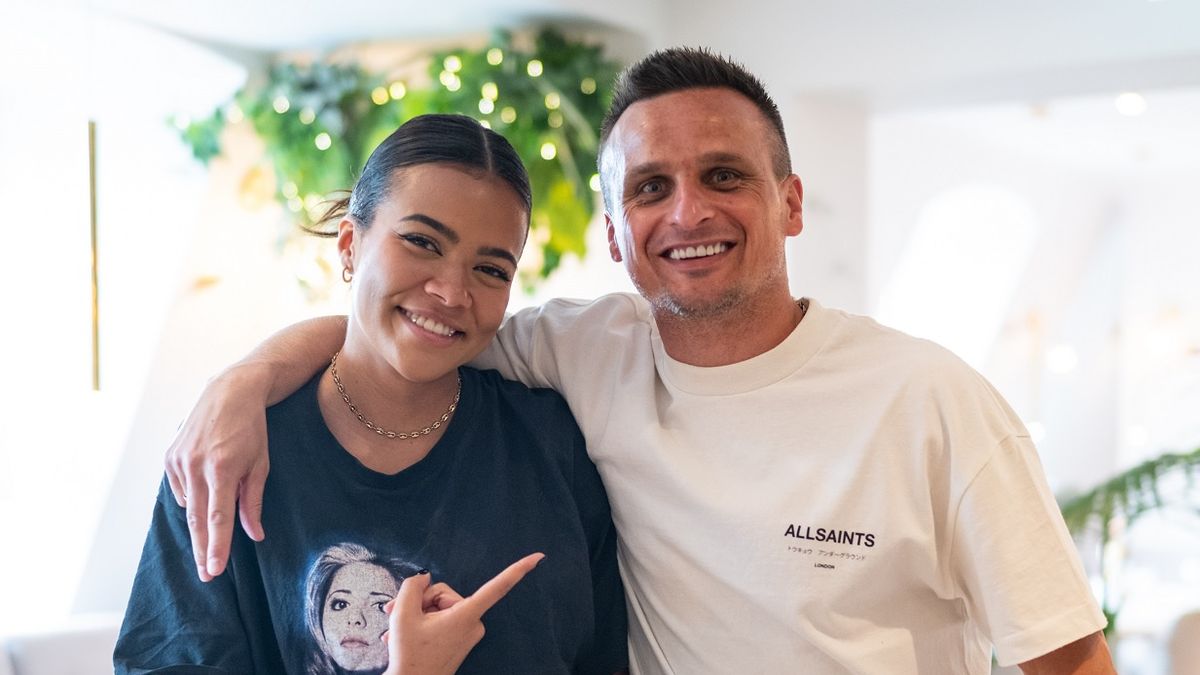 Na zdjęciu: Lexy Chaplin i Sławomir Peszko