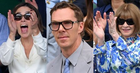 Keira Knightley, Benedict Cumberbatch i inni kibicują Brytyjczykowi na Wimbledonie. Niepotrzebnie się fatygowali? (ZDJĘCIA)