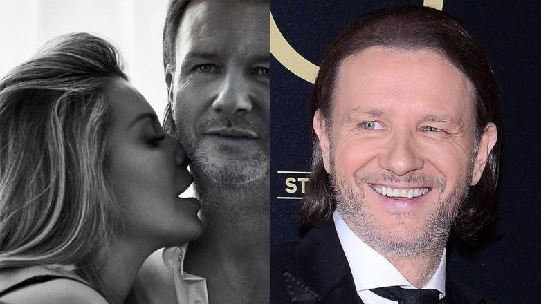 Radosław Majdan składa życzenia Małgorzacie Rozenek