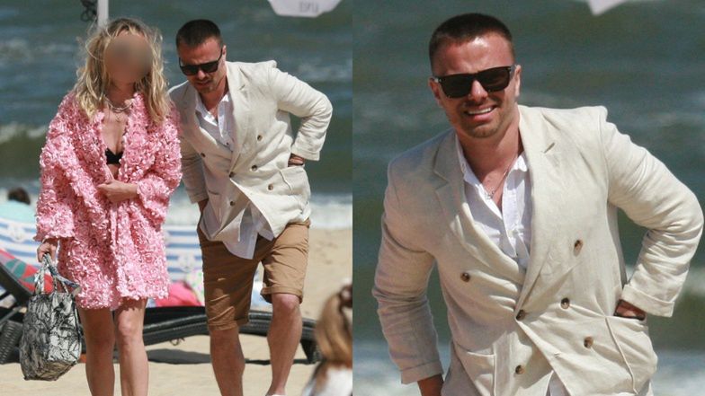 Marcin Hakiel relaksuje się w Sopocie wraz z ukochaną