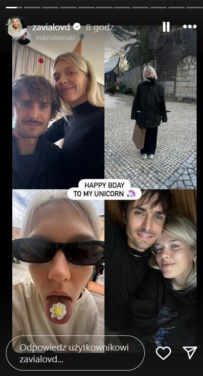 Chłopak Darii Zawiałow złożył jej urocze życzenia urodzinowe 