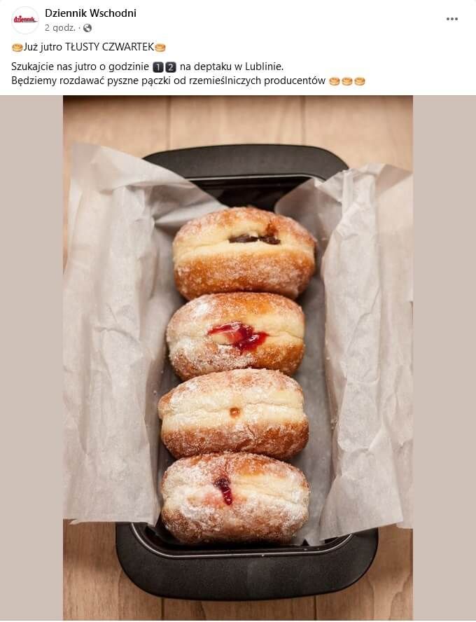 Darmowe pączki od Dziennika Wschodniego