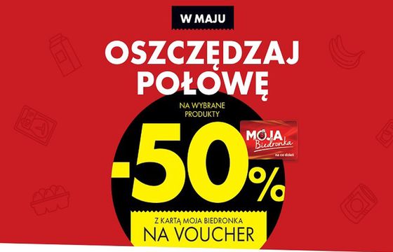 W maju Biedronka znów rozdaje vouchery na zakupy