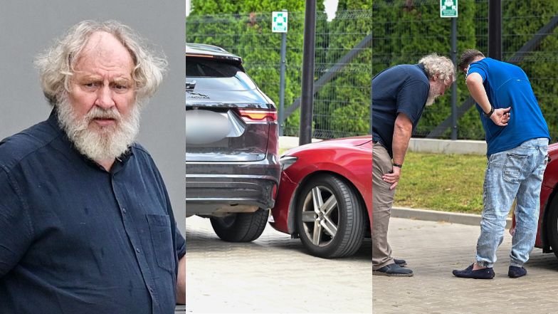 Andrzej Grabowski zarysował taksówkę swoim autem za 350 tys. zł