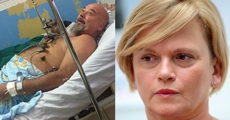 Mąż Katarzyny Figury miał wypadek. Grozi mu amputacja nogi (FOTO)