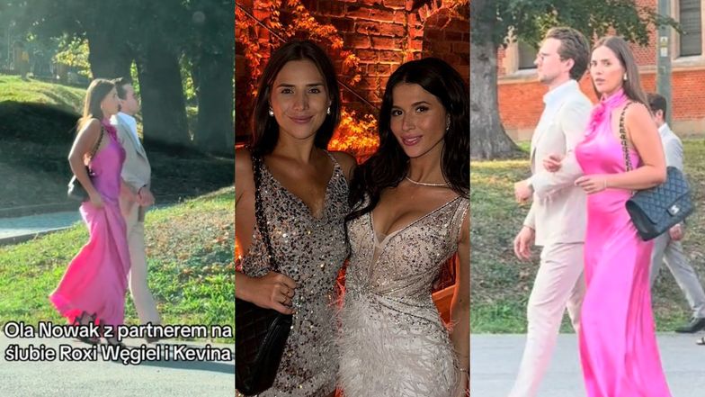 Ola Nowak na ślubie Roxie i Kevina. Internauci komentują