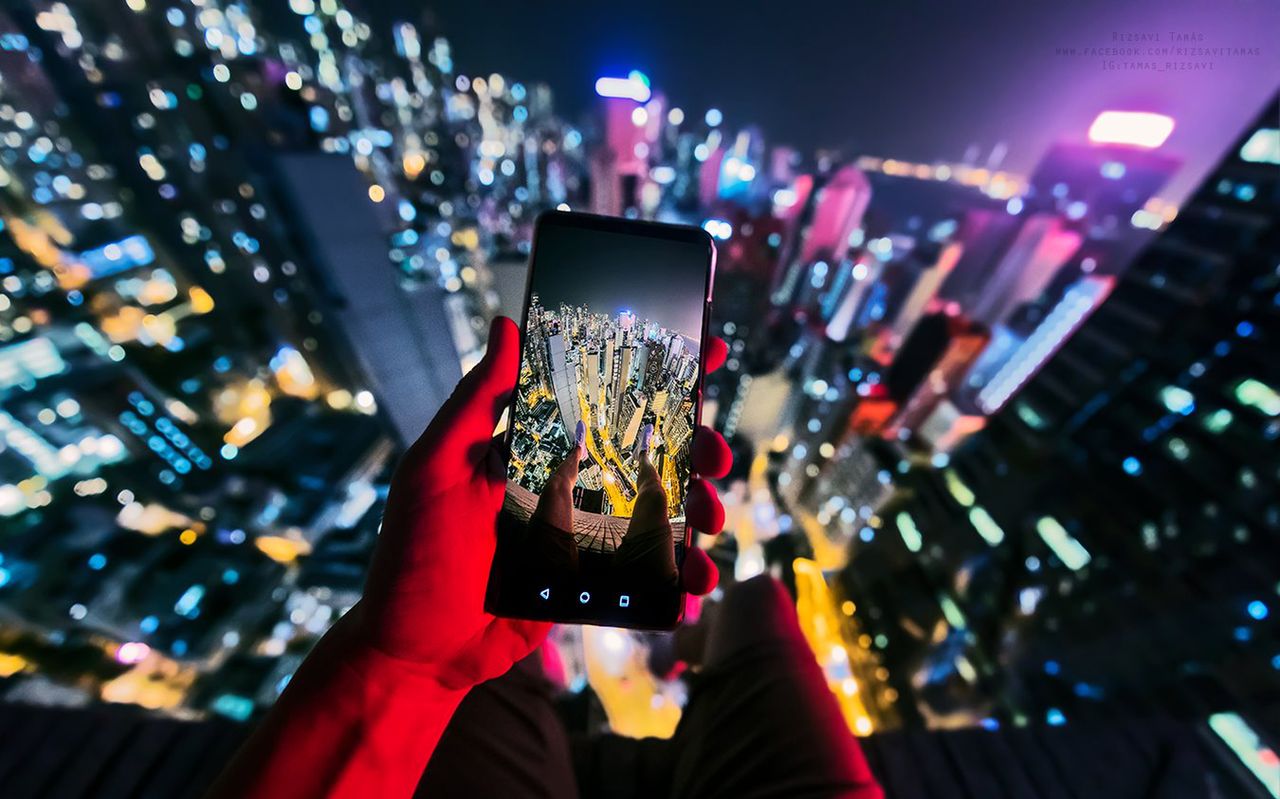 Niesamowite krajobrazy Hongkongu, wykonane z najwyższych budynków