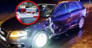 29-latka za kierownicą audi. Tragiczny finał. Mężczyzna nie żyje