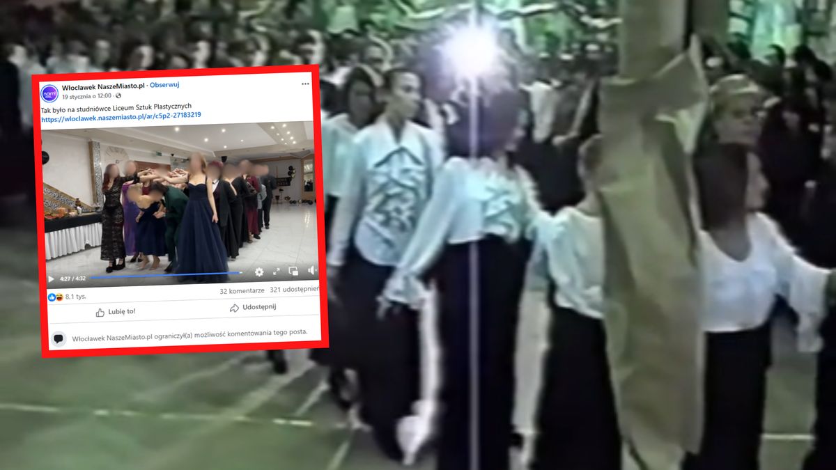 Kiedyś studniówki wyglądały inaczej.