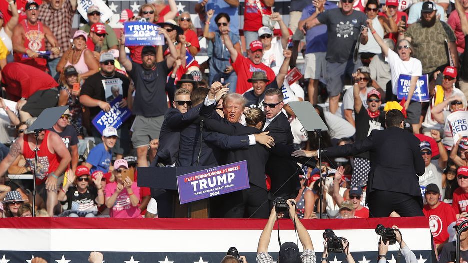 Donald Trump nie zmieni planów po ataku