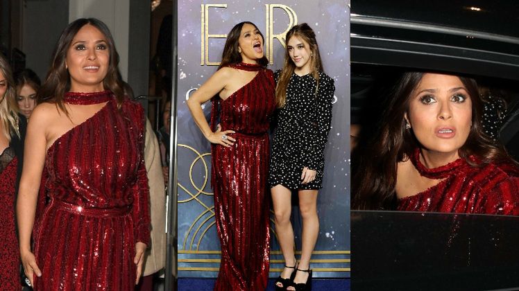 Salma Hayek zabrała córkę na after party po premierze "Eternals"