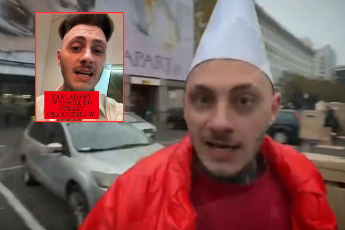 Powstał wniosek o wydalenie tiktokera "Crawly'ego" z Polski