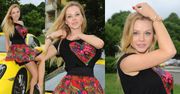 Modelka Donatana pozuje na samochodzie! (FOTO)
