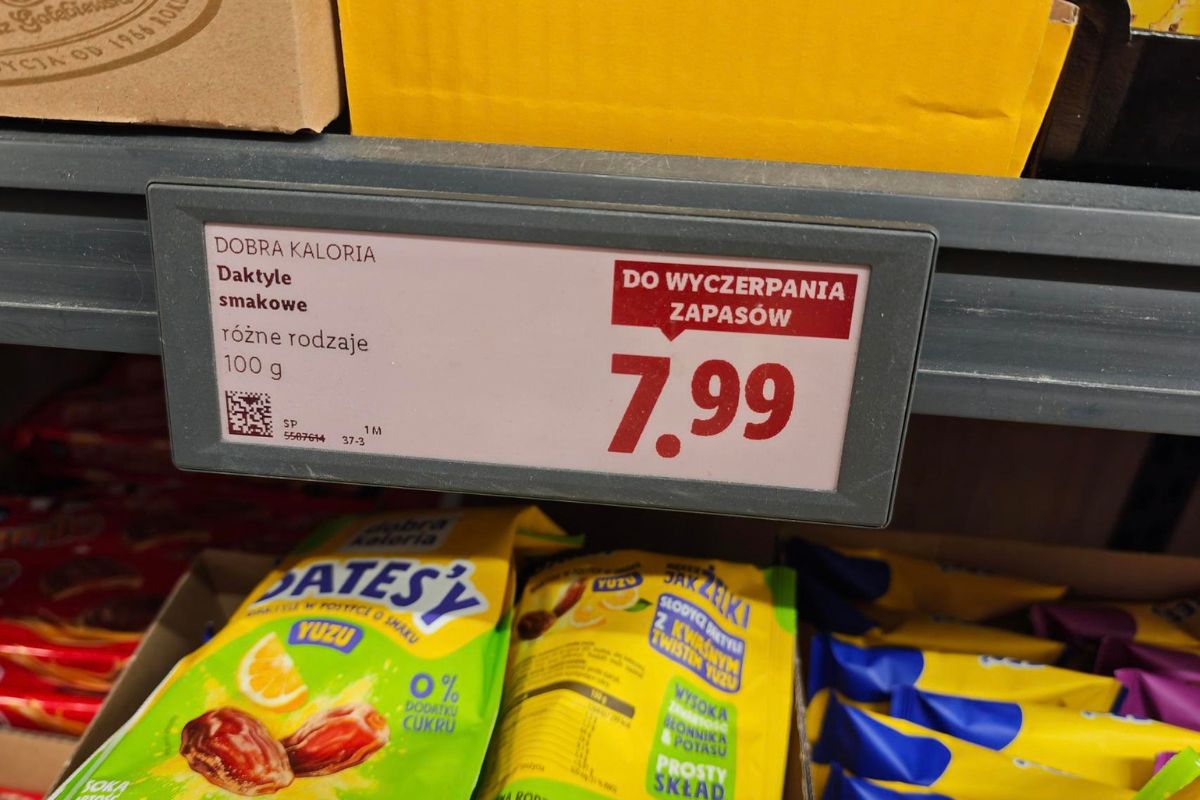 Daktyle Dobra Kaloria w Lidlu
