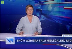 Robili to przez ponad 3 minuty. "Wiadomości" porównywały mur z Polski i USA