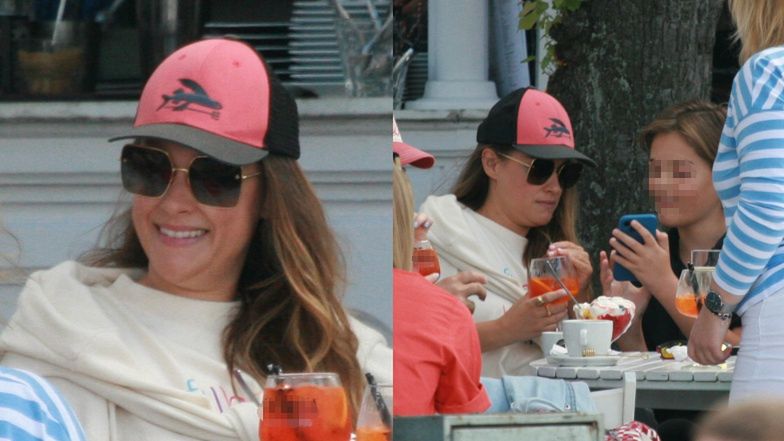 Alicja Bachleda-Curuś z synem w Sopocie