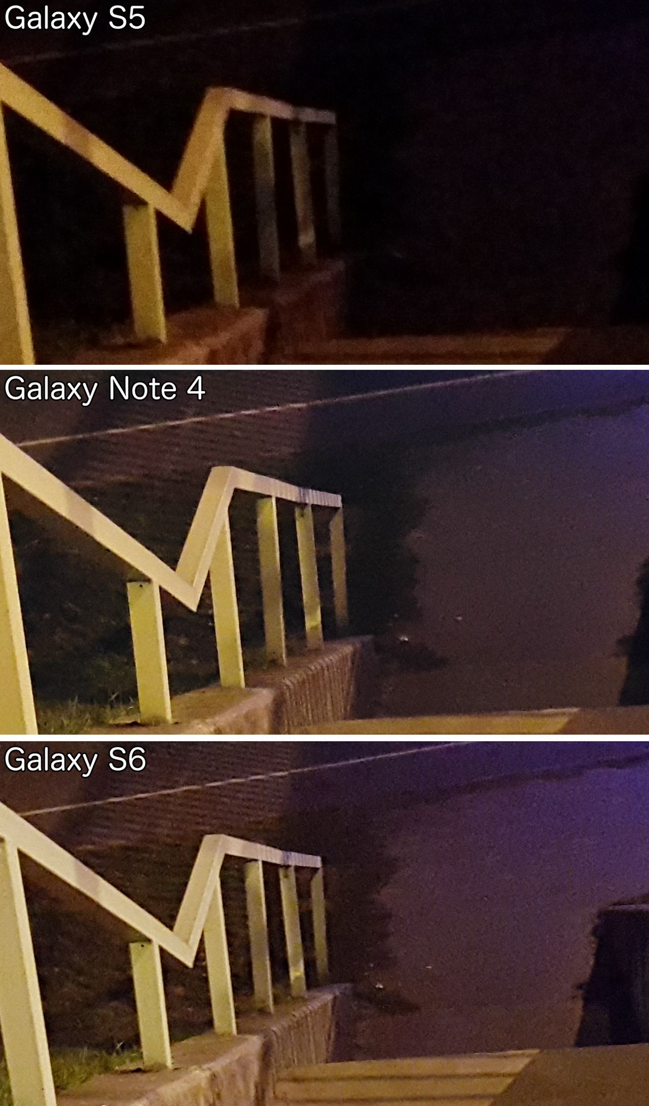 Galaxy S5 vs Galaxy Note 4 vs Galaxy S6 - wykadrowane zdjęcia