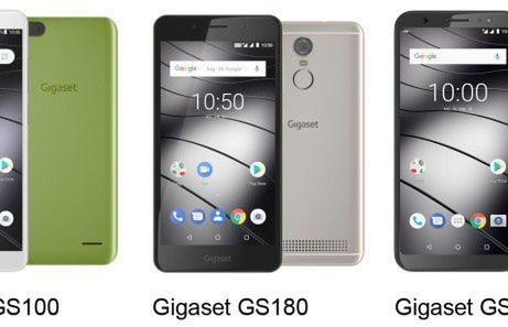 GS185, GS180 i GS100 - nowe smartfony Gigaset za 179, 149 i 119 euro
