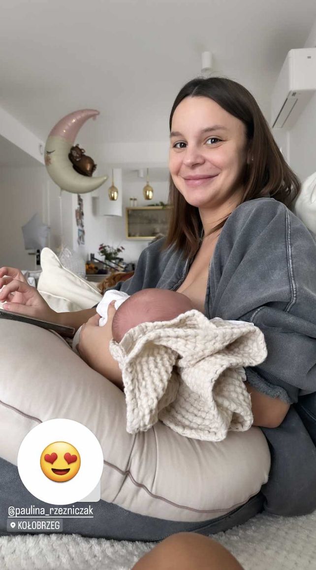 Paulina Rzeźniczak z córką