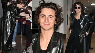 Timothee Chalamet niczym Neo z "Matrixa" podbija Japonię. IKONA STYLU? (ZDJĘCIA)