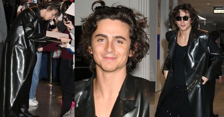 Timothee Chalamet niczym Neo z "Matrixa" podbija Japonię. IKONA STYLU? (ZDJĘCIA)