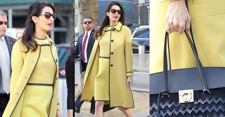 Amal Clooney w ciążowych stylizacjach za... 950 TYSIĘCY ZŁOTYCH (ZDJĘCIA)