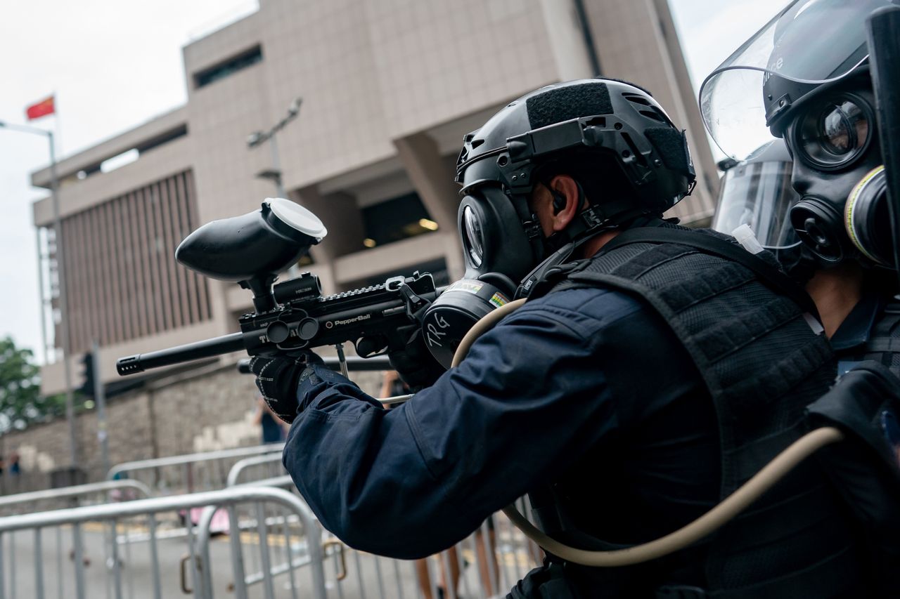 Nie zobaczymy więcej nagrań z protestów? (Photo by Anthony Kwan/Getty Images)
Anthony Kwan