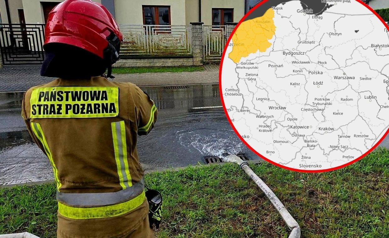 Burze nad zachodnią Polską: IMGW ostrzega przed gwałtownymi opadami