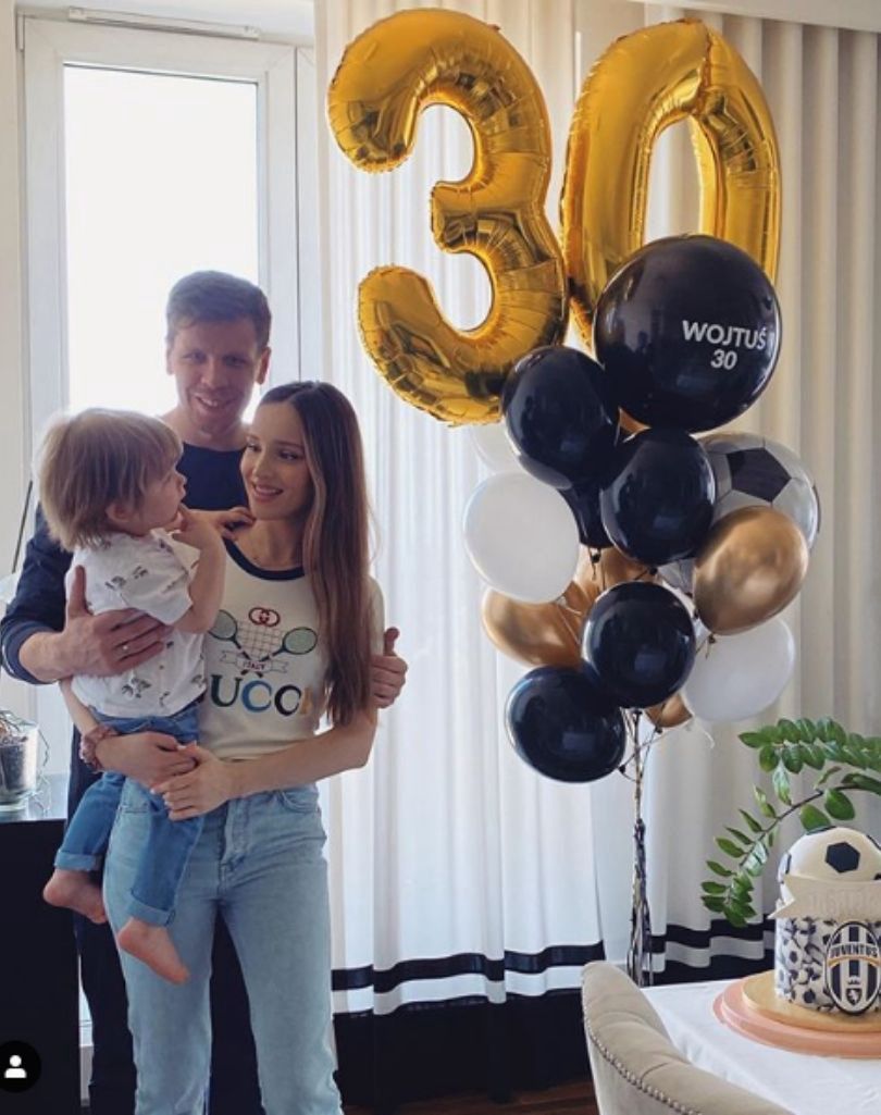 Wojciech Szczęsny świętuje 31. urodziny Mariny Łuczenko