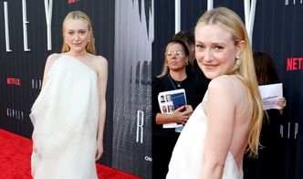 Dawno niewidziana Dakota Fanning bryluje na premierze serialu w asymetrycznej sukni Fendi (ZDJĘCIA)