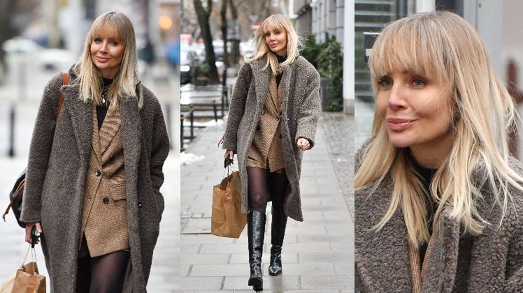 Agnieszka Woźniak-Starak w zimowej stylówce