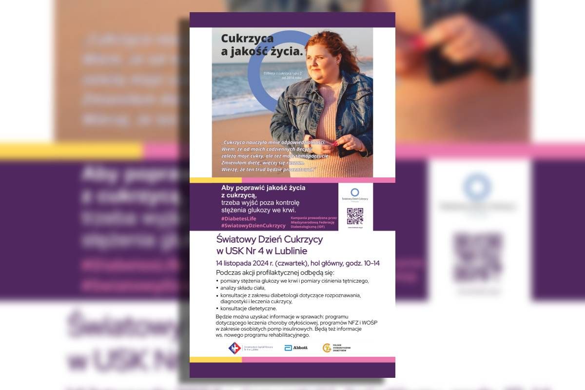 Swiatowy Dzień Cukrzycy 2024-infokiosk