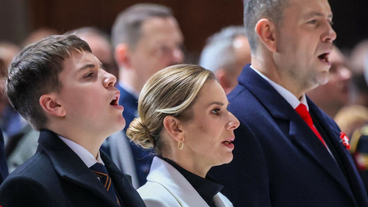 Narodowe ?wi?to Niepodleg?o?ciFot. Wojciech Olkusnik/East News, 11.11.2025. Warszawa. Narodowe Swieto Niepodleglosci. Msza swieta za Ojczyzne z udzialem Pary Prezydenckiej, w Swiatyni Opatrznosci Bozej.N/z: Malgorzata Kidawa-Blonska, Antoni Nawrocki, Marta Nawrocka, Karol NawrockiWojciech Olkusnik