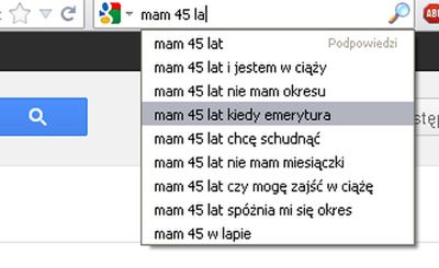 "Mam 13 lat i jestem w ciąży", czyli co Google mówi o Polakach 18
