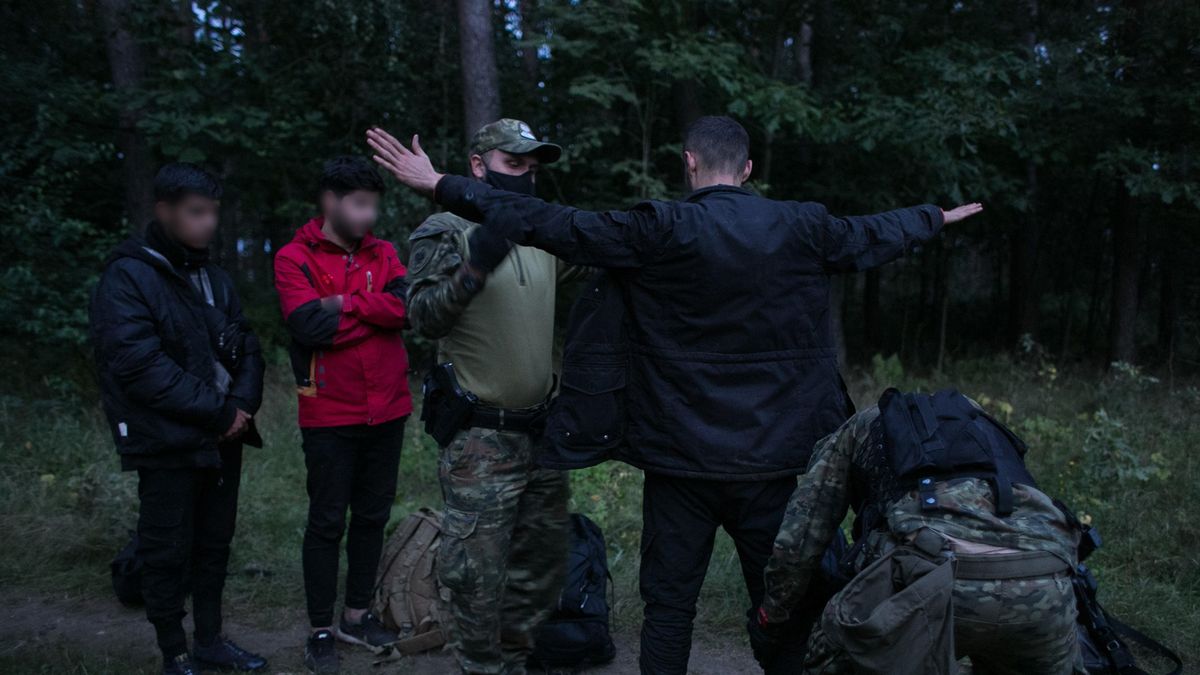 migranci na granicy polsko-białoruskiej