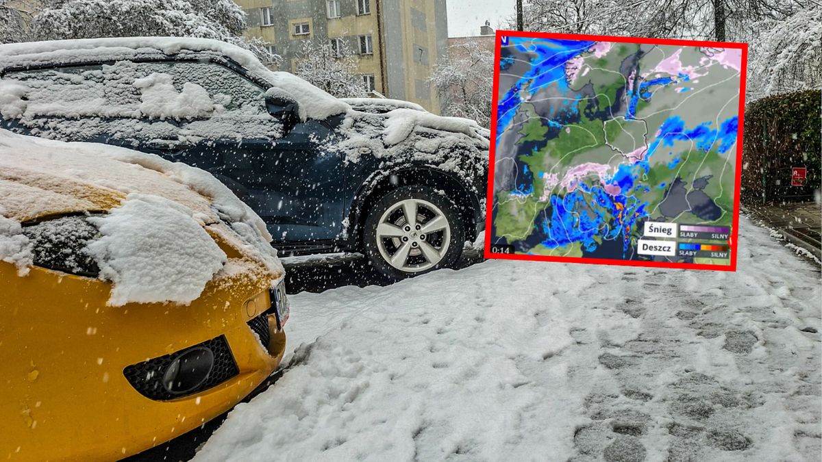 Opady śniegu na południu kraju