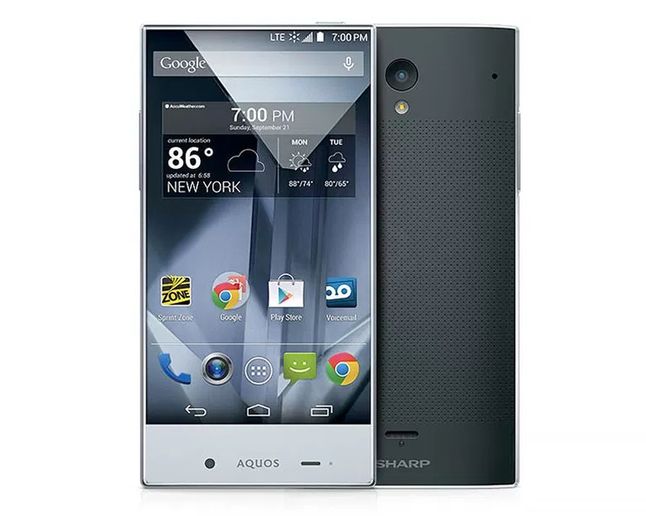 Sharp Aquos Crystal - bezramkowy smartfon z 2014 roku
