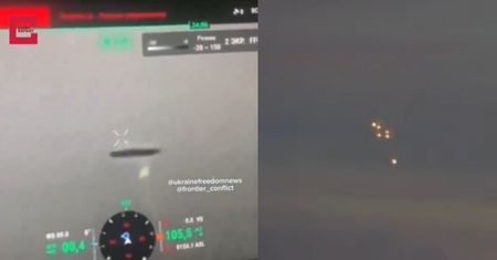 Ukraińscy żołnierze nagrali UFO? "Co to ***** jest?"