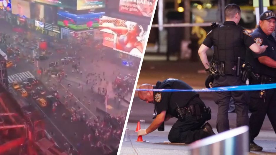  Nastolatek zaczął strzelać na Times Square. Są ranni